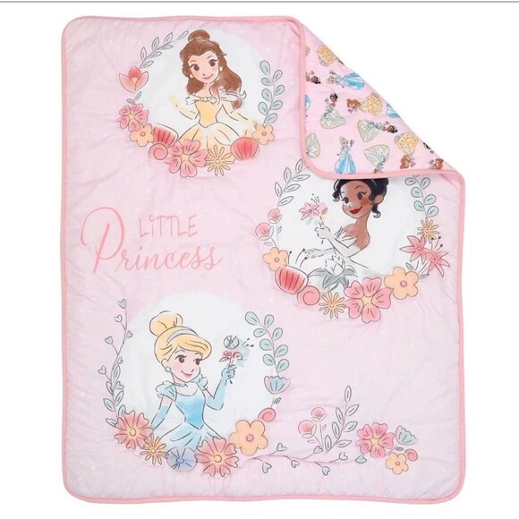 Lambs & Ivy Disney Baby Princesses Crib Bedding Set - 3pc - Picture 2 of 11
